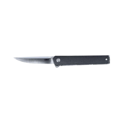 CEO COMPACT KNIFE - BLACK, DROP POINT, PLAIN EDGE, 2.61" BLADE