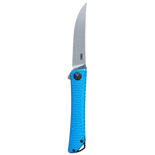 KALBI LINER LOCK KNIFE - BLUE, DROP POINT, PLAIN EDGE, 3.28" BLADE