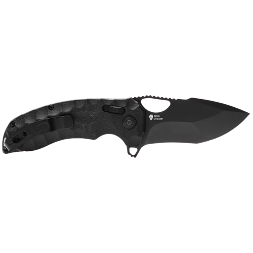 KIKU XR KNIFE - BLACKOUT, TANTO, PLAIN EDGE, 3.03" BLADE